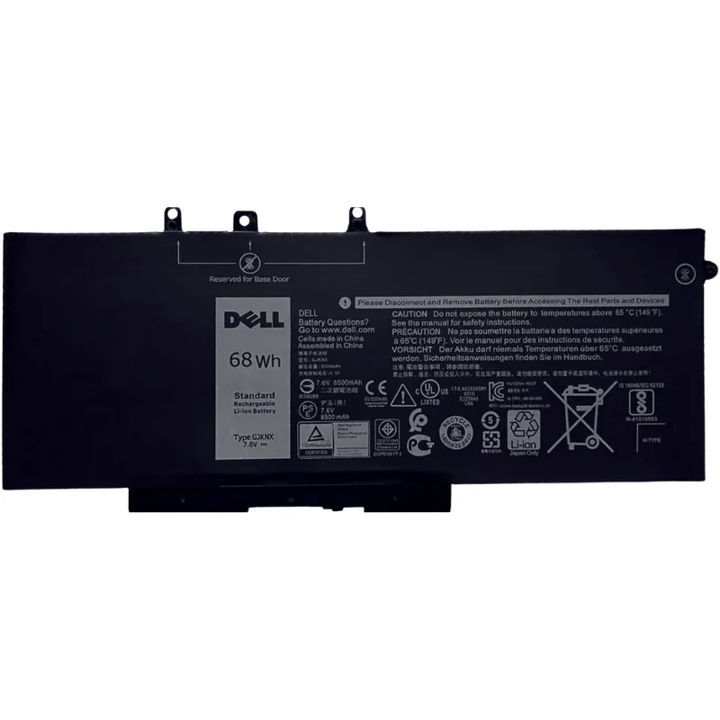 Dell Precision 15 3520 3530 Latitude 5580 5590 Battery GJKNX 7.6v 8500mAh 68Wh