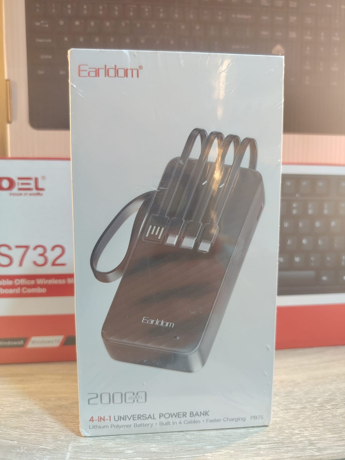 باور بانك ايرلدوم PB75 20000mAh 4*1