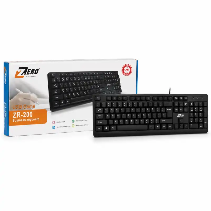ZERO-ZR-200-USB-BUSINESS-KEYBOARD