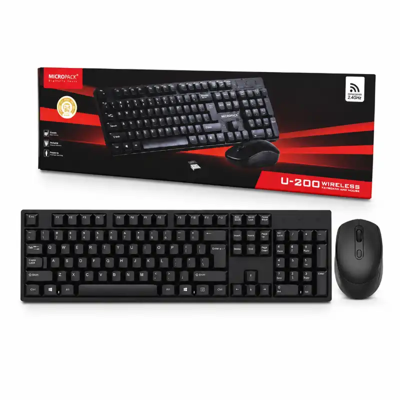 Wireless Mouse & Keyboard U-200