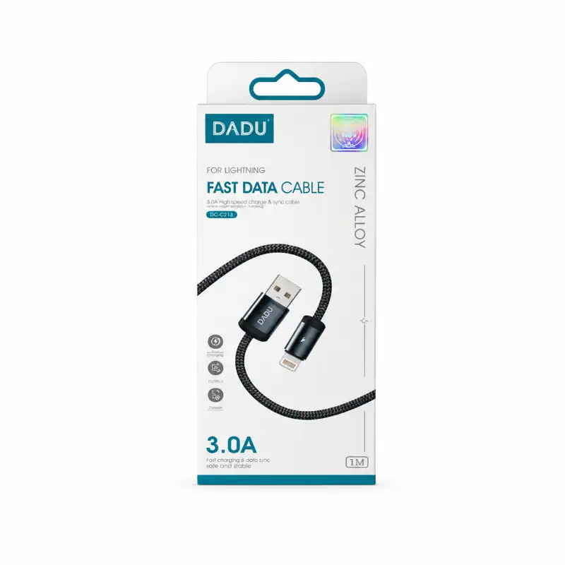 DADU-DC-C186-ZINC-ALLOY-LIGHTNING-FAST-CABLE-3A