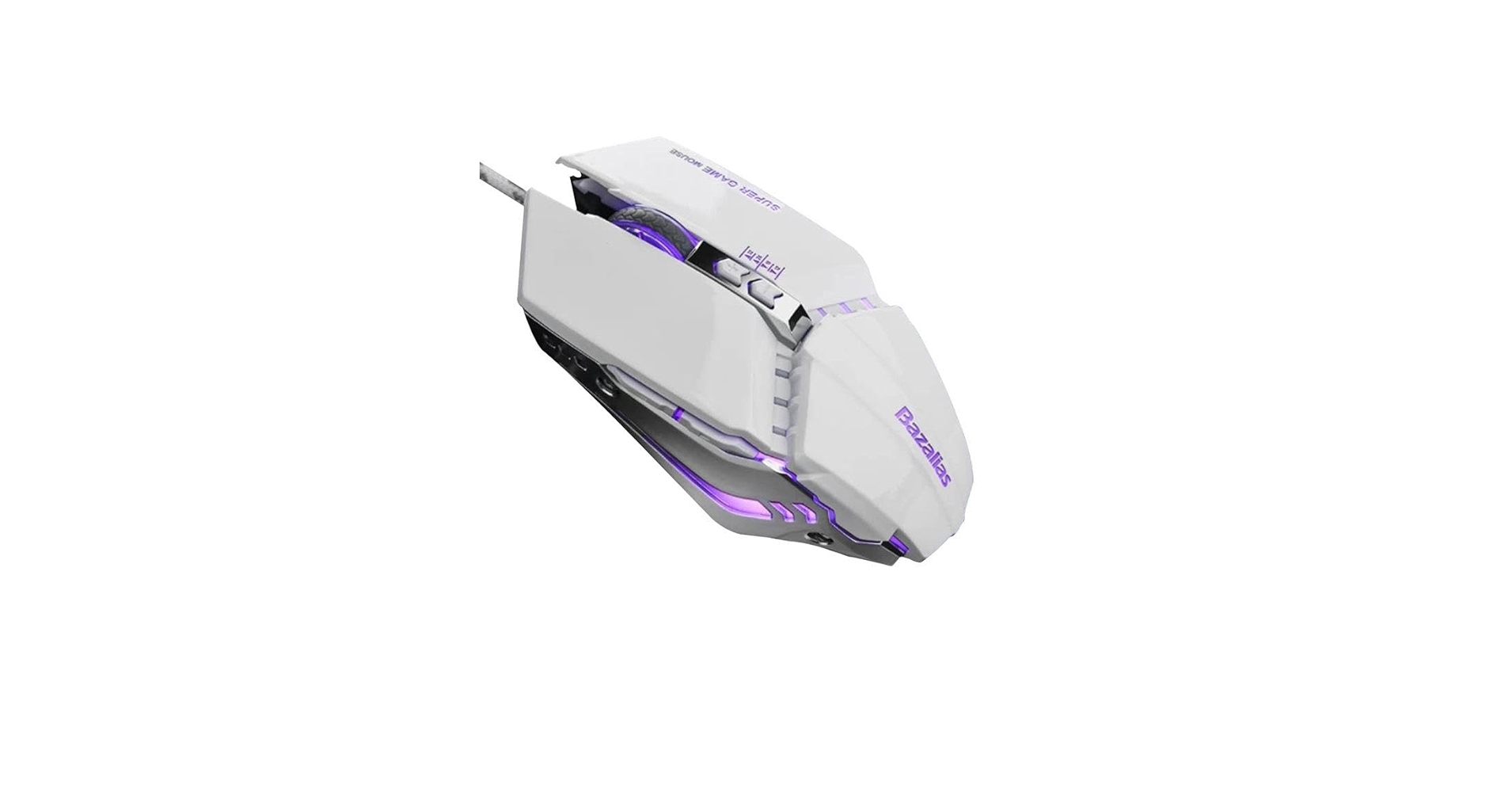 BAZALIAS-V10-MECHANICAL-GAMING-MOUSE-3200DPI-WHITE