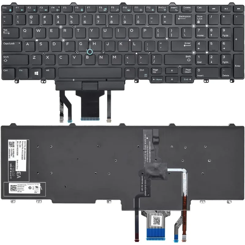 كيبورد  Dell Precision 7510 7520 Latitude E5570 5580 Keyboard
