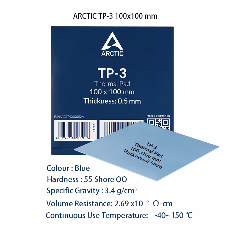 Arctic Thermal Pad TP-3 10x10cm - 1mm